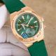 Perfect replica Vacheron Constantin Overseas Green Dial Rose Gold Case 41mm (3)_th.jpg